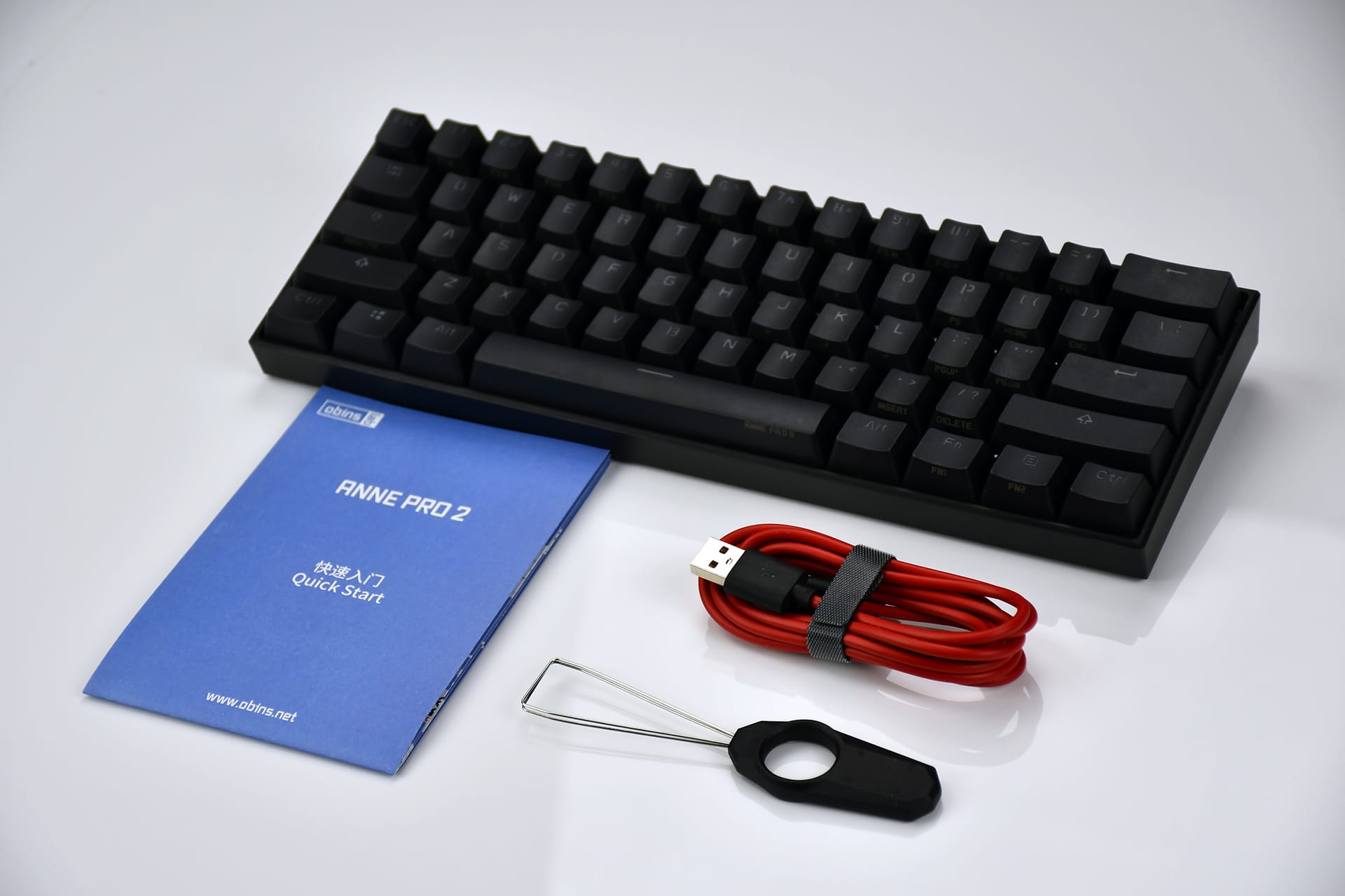 Anne Pro 2 RGB Bluetooth Keyboard with New Retooled Kailh Box switches