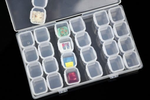 Artisan Keycap Box Open Compartments