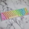 OEM Profile Rainbow Gradient Keycaps