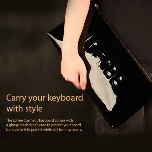 Lofree Cosmetic Keyboard Carrying Clutch Case