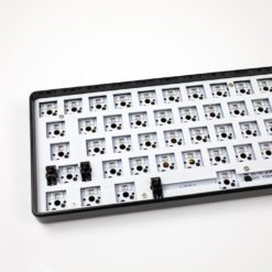 GK61S Mechanical Keyboard Black Case Left
