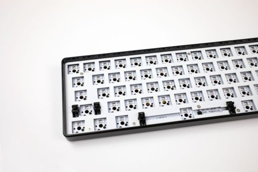 GK61S Mechanical Keyboard Black Case Left