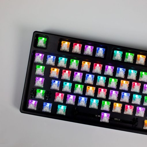 Hotswap TKL Mechanical Keyboard with RGB and USB-C LEDs On