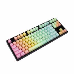 Hotswap TKL Mechanical Keyboard with RGB and USB-C Rainbow Keycaps