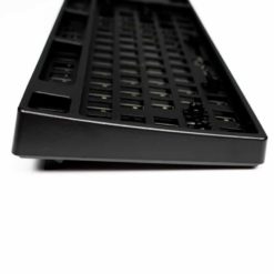 Hotswap TKL Mechanical Keyboard with RGB and USB-C Side Angled