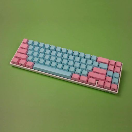 OEM Cotton Candy Side Legend Keycaps Full