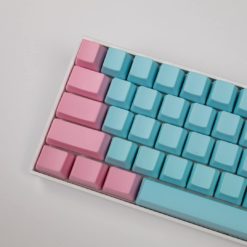 OEM Cotton Candy Blank Keycaps Close