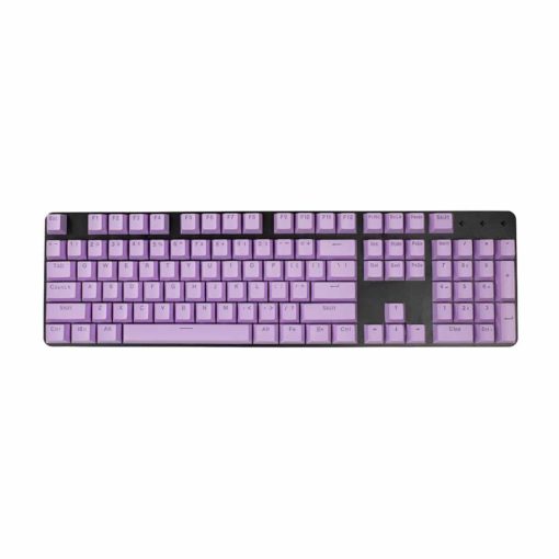 OEM Light Purple Mixable Keycaps 104 Keycap Set Full