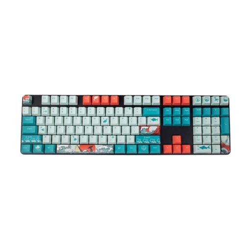 OEM Coral Sea Dye Sublimated Keycaps