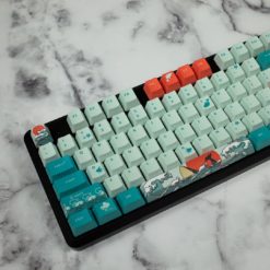 OEM Coral Sea Dye Sublimated Keycaps main