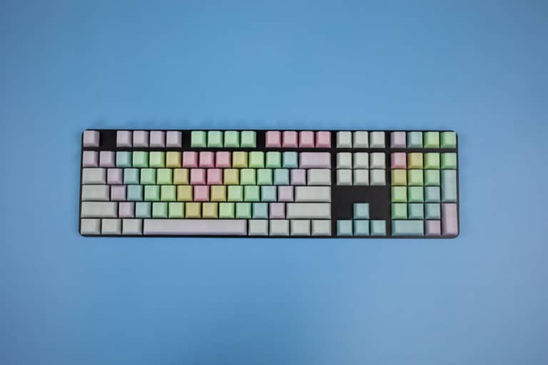 POM Jelly Rainbow Keycaps With Top Legends | Flashquark Mechanical ...