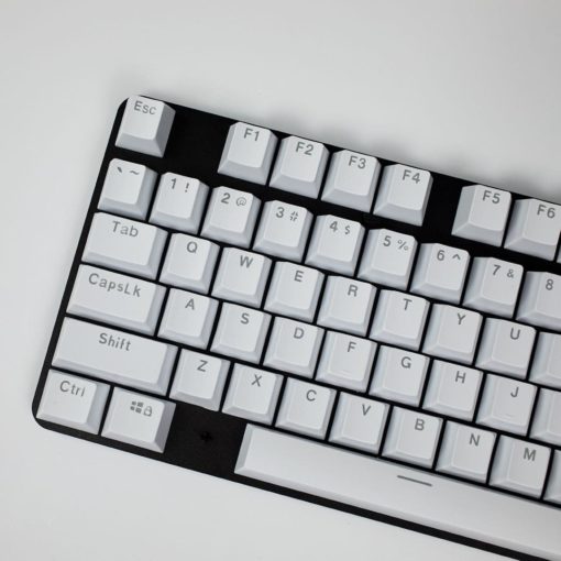 OEM White Mixable Keycaps 104 Keycap Set Main