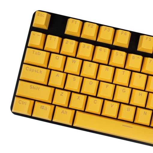 OEM Yellow Mixable Keycaps 104 Keycap Set Main