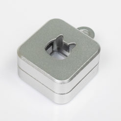 Kelowna 2 piece Switch Opener Square Silver