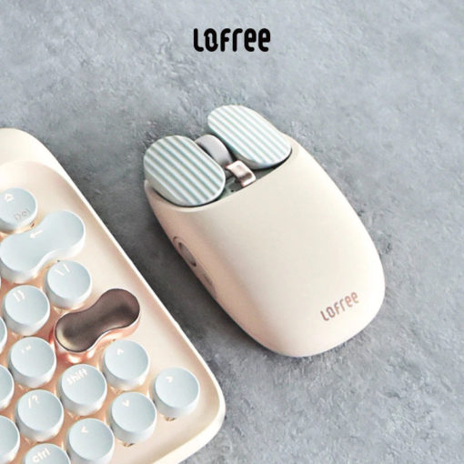 Lofree Wireless Mouse Milk Tea Main