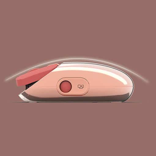 Lofree Wireless Mouse Rose Gold Side