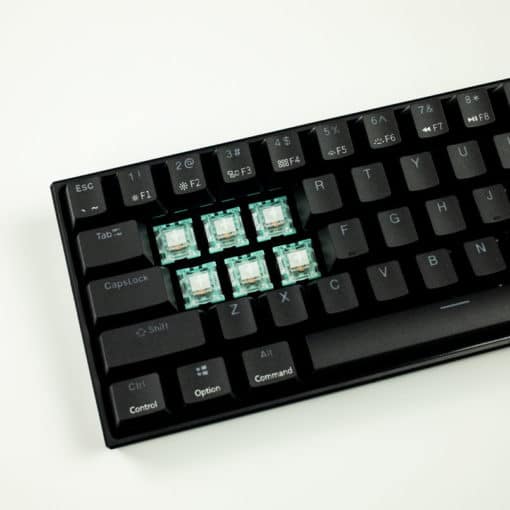 Flashquark Horizon Z 60 percent mechanical keyboard black switches