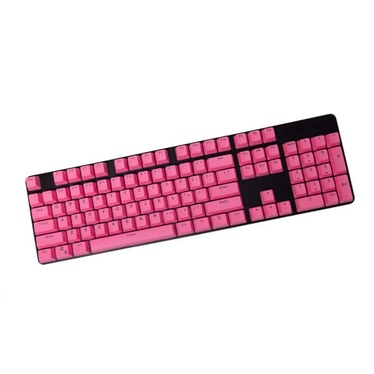 Stryker PBT Mixable Keycaps 104 key set [Pink] | Flashquark Mechanical ...