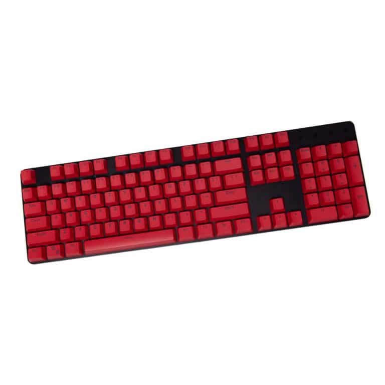 Stryker PBT Mixable Keycaps 104 key set [Red] | Flashquark Mechanical ...