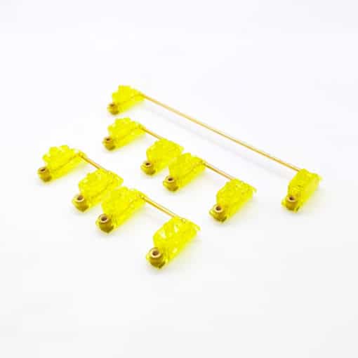 Tecsee Screw In PCB Mount Stabilizer Yellow Standard Kit