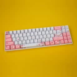OEM Sakura Blossoms PBT Keycaps 104 key set keyboard