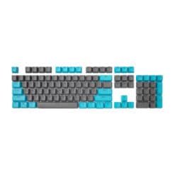 Stryker PBT Mixable Keycaps 104 key set Blue and Gray Full