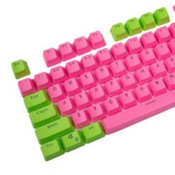 Stryker PBT Mixable Keycaps 104 key set Pink and Lime Main