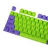 Stryker PBT Mixable Keycaps 104 key set Purple and Lime Main