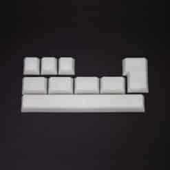 POM Jelly Keycaps White Tsangan Set 7u Spacebar