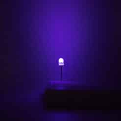 3mm Frosted Mechanical Keyboard LED Dark Purple