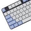 DSA Profile Light Blue and White Mechanical Keyboard Keycaps Main