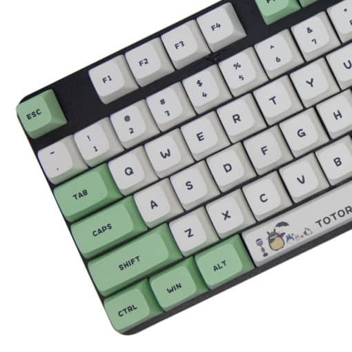 XDA Profile Green Totoro Mechanical Keyboard Keycaps Main