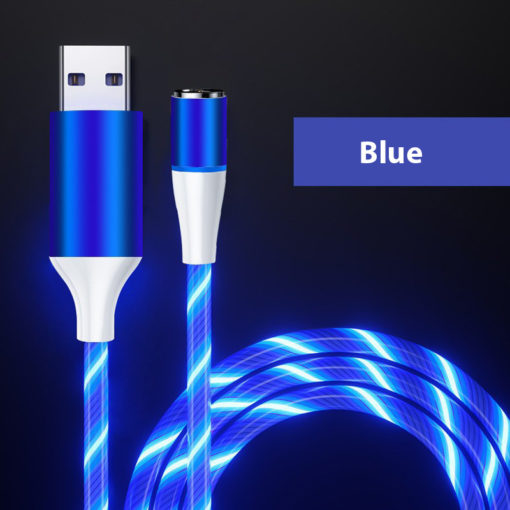 Blue Magnetic USB Cable