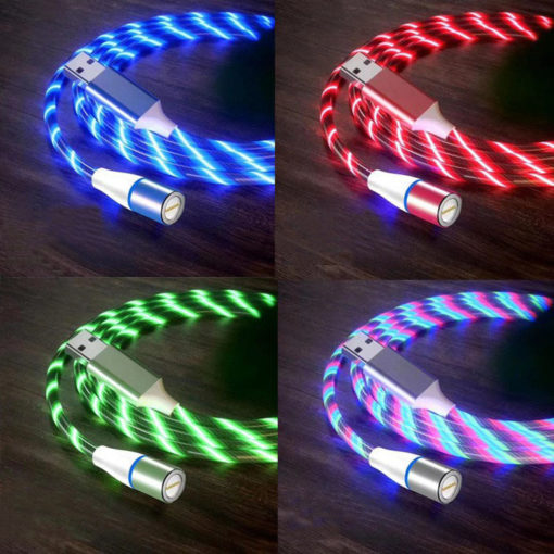 Magnetic RGB Cable with LED Lighting Main