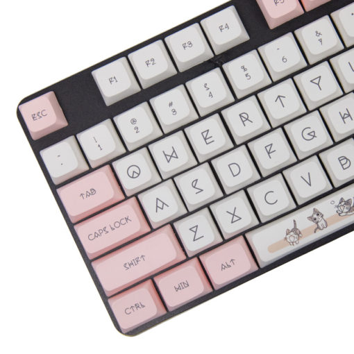 XDA Profile Kitty Connection PBT Keycaps Main